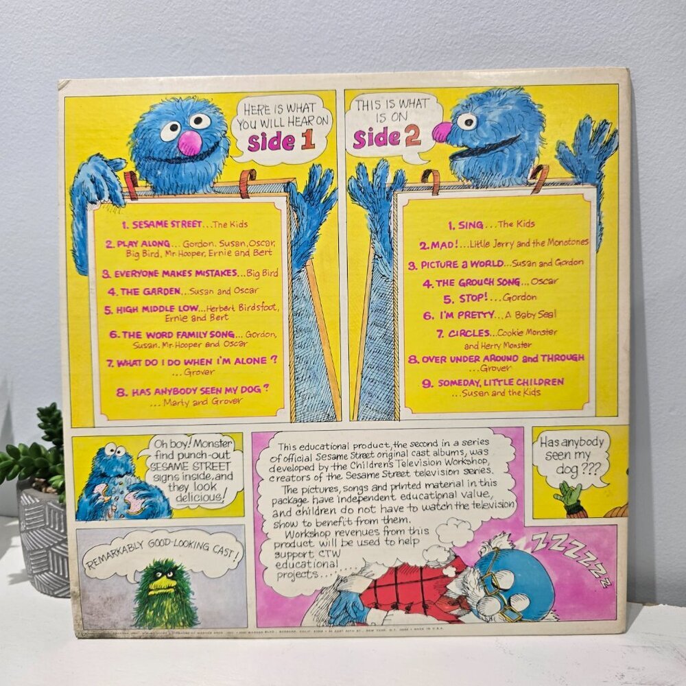 Sesame Street 2 - The Official Sesame Street Book‑and‑Record Album, Vinyl, 1971​ - Picture 2 of 12